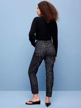 Jeans OG de tiro alto y corte recto al tobillo.