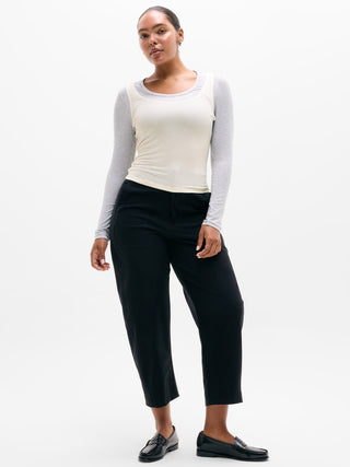 Perfect Rib Layered Top.