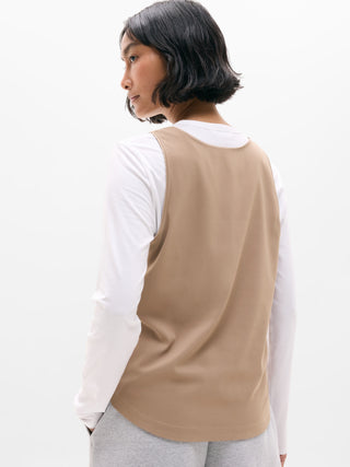 Featherweight Satin Tank.