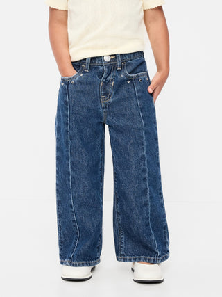 Super Baggy Wide-Leg Jeans for Toddler Girls.
