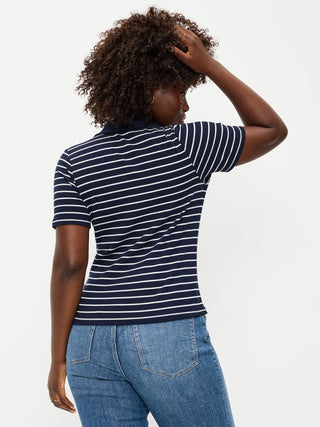 Keyhole Polo Top.