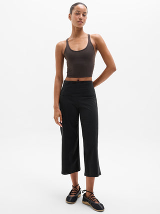 Eternity Rib Crop Wide Leg.