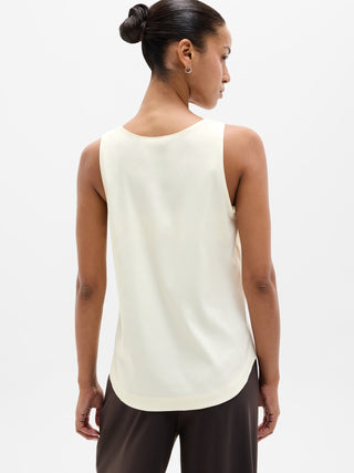 Featherweight Satin Tank.