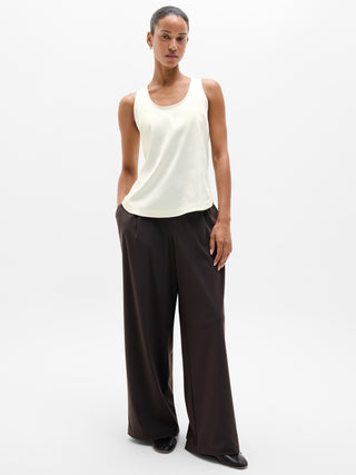 Featherweight Satin Tank.
