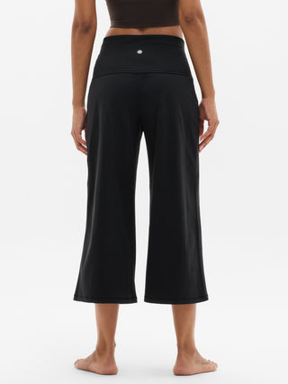 Eternity Rib Crop Wide Leg.