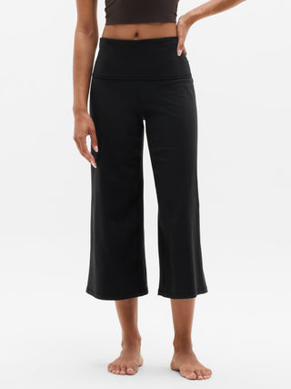 Eternity Rib Crop Wide Leg.