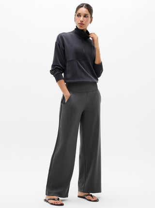Venice Pintuck High Rise Wide Leg Pant.