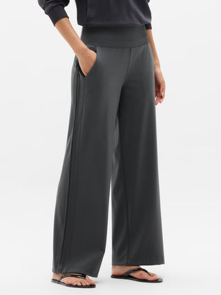 Venice Pintuck High Rise Wide Leg Pant.
