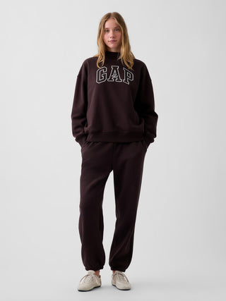 VintageSoft Oversized Mockneck Logo Sweatshirt.