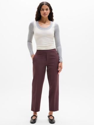 Pantalón Talle Alto con Bolsillos