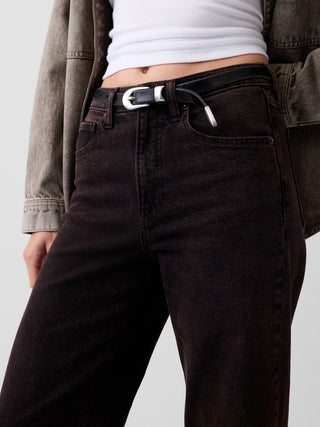 Jeans Stride de pierna ancha y tiro alto.