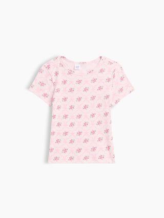 Camiseta acanalada para niños.