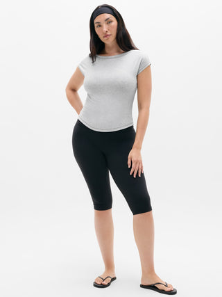 Perfect Rib Boatneck Tee.