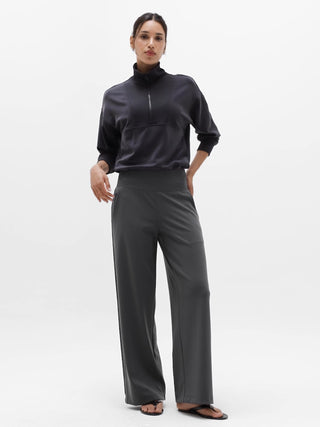 Venice Pintuck High Rise Wide Leg Pant.