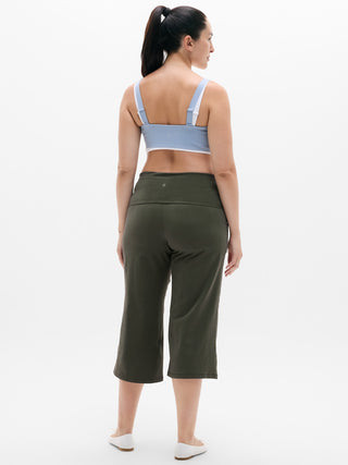 Eternity Rib Crop Wide Leg.