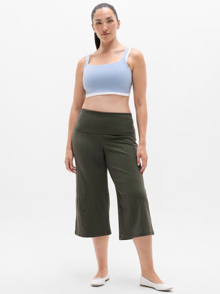 Eternity Rib Crop Wide Leg.