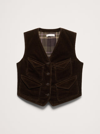 Corduroy Pocket Vest.