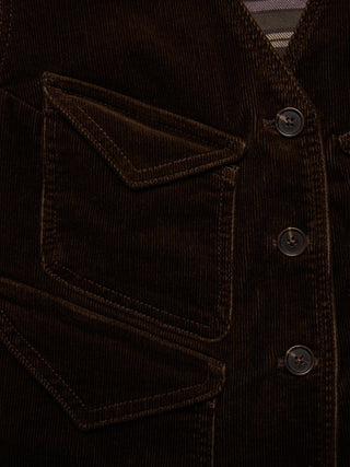 Corduroy Pocket Vest.