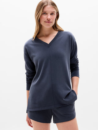Seasoft V-Neck Sweatshirt.