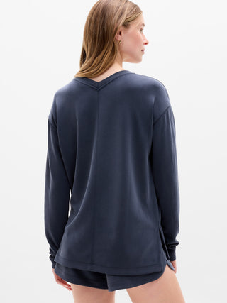 Seasoft V-Neck Sweatshirt.