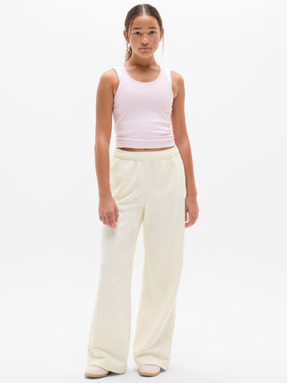 Pantalón Deportivo Ancho Talle Alto, Niña