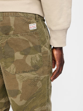 Pantalón de trabajo de lona holgado de los 90.