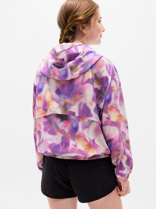 Athleta Girl Run Free Printed Jacket.