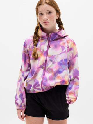 Athleta Girl Run Free Printed Jacket.