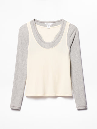 Perfect Rib Layered Top.