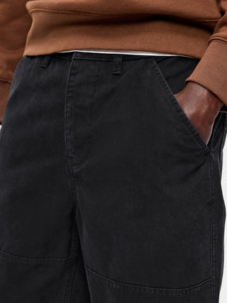 Pantalón de trabajo de lona holgado de los 90.