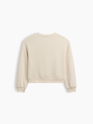 Kids Relaxed Wedge Crewneck Sweatshirt.