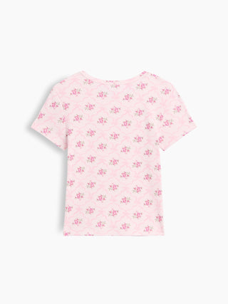 Camiseta acanalada para niños.