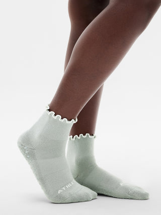 Ruffle Grip Sock.