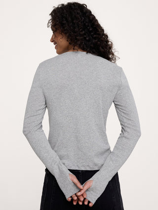Airy Cotton Cardigan T-Shirt.