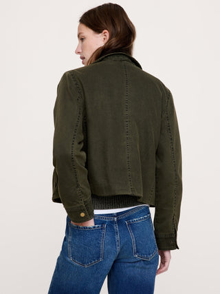 Denim Trapeze Jacket.