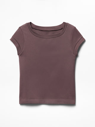 Athleta Girl Rise Above Rib Finish Line Tee.