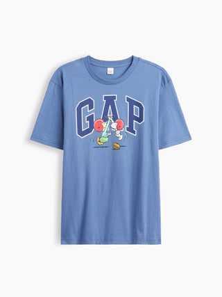 Camiseta Relaxed de Peanuts Everyday Soft con logo de GAP.