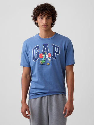 Camiseta Relaxed de Peanuts Everyday Soft con logo de GAP.