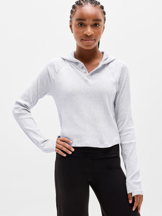 Athleta Girl Right Moves Layering Hoodie.