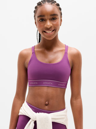 Sujetador Deportivo con Logo, Niña