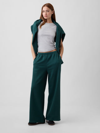 Pantalón Ancho con Cintura Elástica de Algodón