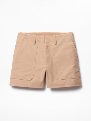 Short Deportivo Talle Alto con Bolsillos