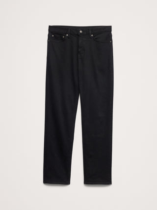 Jeans Rectos Talle Medio con Bolsillos