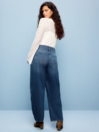 The Arc Jeans de tiro medio tipo barril.