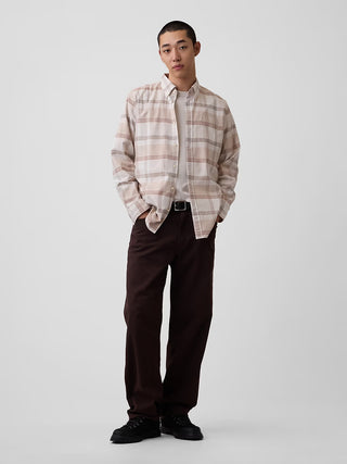 Long Sleeve Plaid Shirt