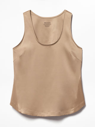 Featherweight Satin Tank.