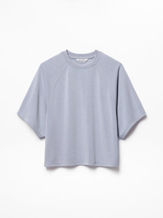 Camiseta Oversized Manga Corta Detalle Acanalado