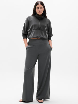 Venice Pintuck High Rise Wide Leg Pant.