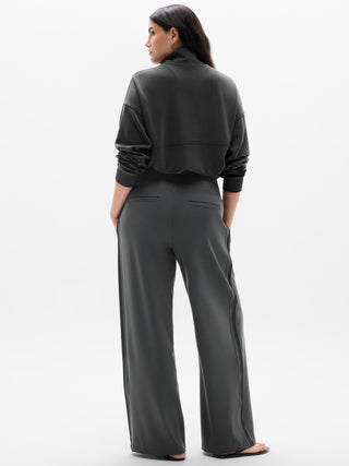 Venice Pintuck High Rise Wide Leg Pant.