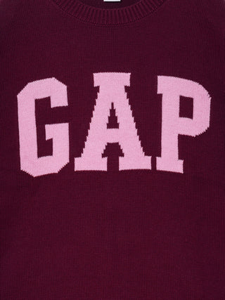 Suéter con logo de GAP de cuello redondo.